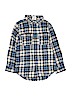 Crazy 8 100% Cotton Plaid Blue Long Sleeve Button-Down Shirt Size 8 - photo 1