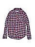 Abercrombie 100% Cotton Checkered-gingham Pink Long Sleeve Button-Down Shirt Size L (youth) - photo 1