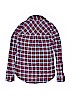 Abercrombie 100% Cotton Checkered-gingham Pink Long Sleeve Button-Down Shirt Size L (youth) - photo 2