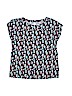 Uniqlo 100% Cotton Print Blue Short Sleeve T-Shirt Size 7 - 8 - photo 1