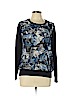 Ann Taylor Factory Blue Long Sleeve Blouse Size L - photo 1