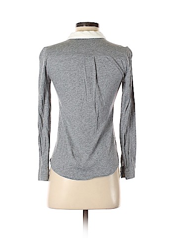 Ann Taylor LOFT Long Sleeve Button-Down Shirt (view 2)