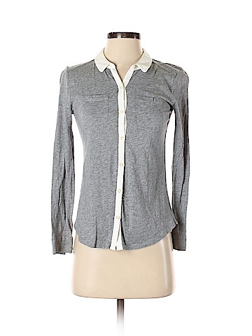 Ann Taylor LOFT Long Sleeve Button-Down Shirt (view 1)