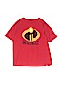 Disney Pixar 100% Cotton Red Short Sleeve T-Shirt Size 7 - photo 1