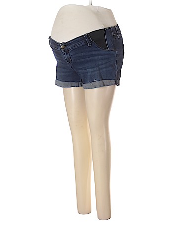 Isabel Maternity Denim Shorts (view 1)