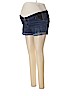 Isabel Maternity Blue Denim Shorts Size 6 - photo 1