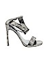 Stuart Weitzman Silver Heels Size 6 1/2 - photo 1