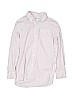 Gap Kids 100% Cotton Print Ivory Long Sleeve Button-Down Shirt Size 10 - photo 1