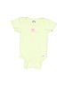 Gerber 100% Cotton Green Short Sleeve Onesie Size 3-6 mo - photo 1