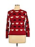Charter Club Red Pullover Sweater Size L (petite) - photo 1