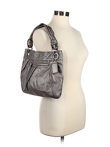 Coach Factory Leather Satchel (view 2)