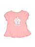 Gymboree 100% Cotton Pink Short Sleeve Top Size 12-18 mo - photo 1