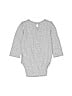 Baby Gap 100% Cotton Graphic Gray Long Sleeve Onesie Size 12-18 mo - photo 2