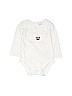 Baby Gap 100% Polyester Graphic Ivory Long Sleeve Onesie Size 12-18 mo - photo 1
