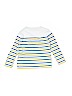 Uniqlo 100% Cotton Stripes White Long Sleeve T-Shirt Size 7 - 8 - photo 2