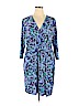 Ellen Tracy Blue Casual Dress Size XL - photo 1