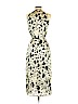 Zara 100% Polyester Ivory Casual Dress Size XS - photo 2