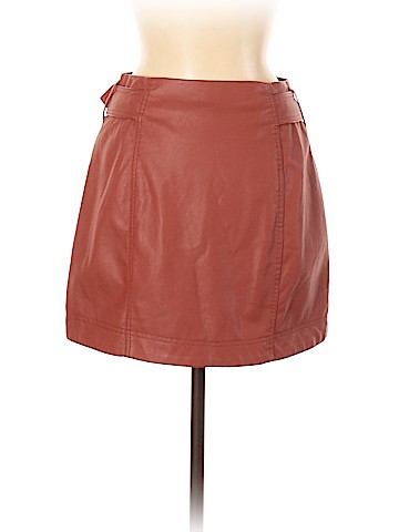 Free People Faux Leather Skirt (view 2)