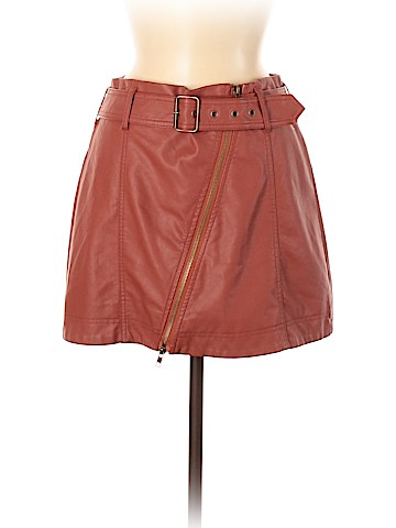 Free People Faux Leather Skirt (view 1)
