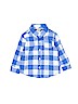 Carter's 100% Cotton Blue Long Sleeve Button-Down Shirt 12-18 MO / 18 MO - photo 1