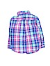 Janie and Jack 100% Cotton Checkered-gingham Blue Long Sleeve Button-Down Shirt Size 18-24 mo - photo 2