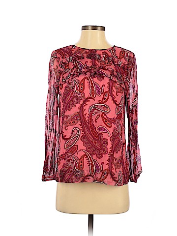 J.Crew Long Sleeve Silk Top (view 1)