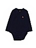 Baby Gap 100% Cotton Blue Long Sleeve Onesie Size 18-24 mo - photo 1