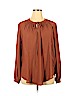 Torrid 100% Polyester Brown Long Sleeve Blouse Size 2X Plus (2) - photo 1