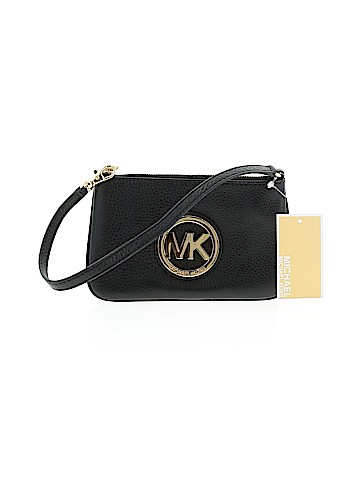 MICHAEL Michael Kors Leather Wristlet (view 1)