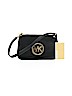MICHAEL Michael Kors 100% Leather Black Leather Wristlet One size - photo 1