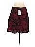Banana Republic 100% Viscose Burgundy Casual Skirt Size 2 (petite) - photo 2