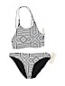 tini bikini Gray Two Piece Swimsuit Size M - photo 1