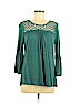 Daniel Rainn Teal 3/4 Sleeve Top Size M - photo 1