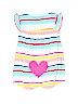 Carter's 100% Cotton Hearts Polka Dots Stripes White Short Sleeve Outfit 3-6 MO / 6 MO - photo 2