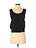 St. John Black Sleeveless Top Size P (petite) - photo 1