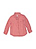 Petit Bateau 100% Cotton Checkered-gingham Red Long Sleeve Button-Down Shirt Size 4 - photo 1