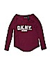 DKNY 100% Cotton Burgundy Long Sleeve Top Size L (youth) - photo 1