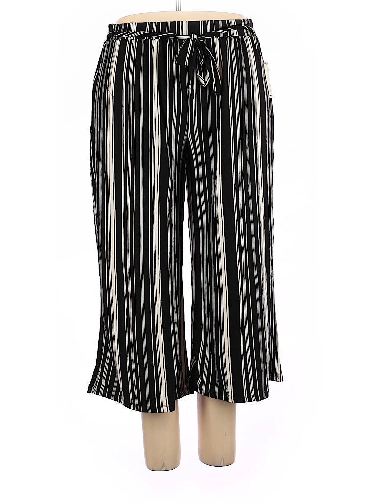 No Comment Black Casual Pants Size 3X - photo 1