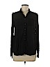 a.n.a. A New Approach 100% Rayon Black Long Sleeve Blouse Size M - photo 1