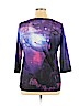 Assorted Brands 100% Polyester Purple 3/4 Sleeve T-Shirt Size 16 - 18 - photo 2
