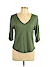 Assorted Brands 100% Cashmere Green 3/4 Sleeve Top Size L - photo 1