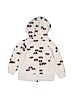 OshKosh B'gosh 100% Cotton Print Tan Zip Up Hoodie Size 2T - photo 2