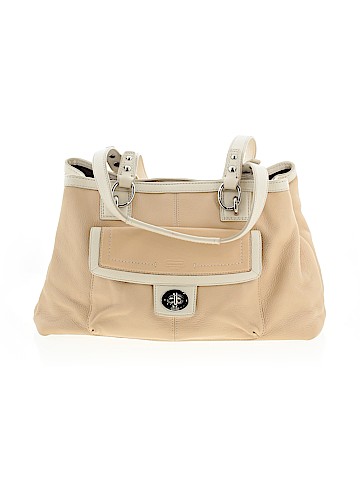 Coach Factory Leather Satchel (view 1)