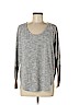 Charlotte Russe Gray Long Sleeve Top Size M - photo 1