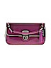 Coach 100% Leather Purple Leather Satchel One size - photo 1