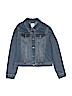 The Children's Place Solid Blue Denim Jacket Size L (youth) - photo 1