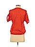 Ann Taylor LOFT Orange Short Sleeve Blouse Size XS (petite) - photo 2