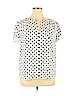 41Hawthorn 100% Polyester Ivory Short Sleeve Blouse Size XL - photo 1