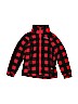 Columbia 100% Polyester Plaid Red Fleece Jacket Size S (youth) - photo 1