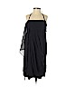 Alice + Olivia 100% Silk Black Cocktail Dress Size M - photo 1